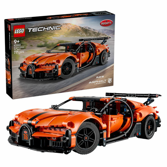 LEGO Technic Bugatti Chiron Pur Sport Hypercar 42222 771-Piece Racing Set