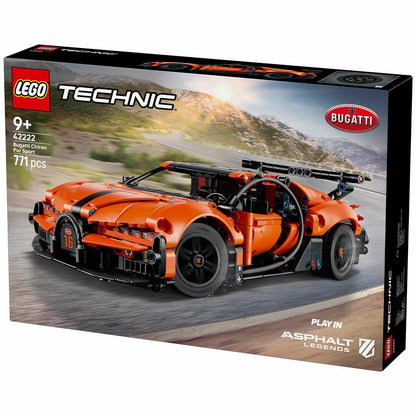 LEGO Technic Bugatti Chiron Pur Sport Hypercar 42222 771-Piece Racing Set