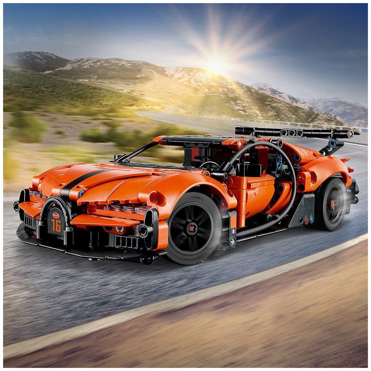 LEGO Technic Bugatti Chiron Pur Sport Hypercar 42222 771-Piece Racing Set