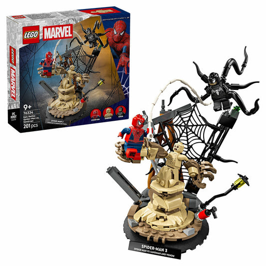 Lego Marvel Spider-Man Vs Sandman Epic Battle 201-Piece Set (9+) 76334