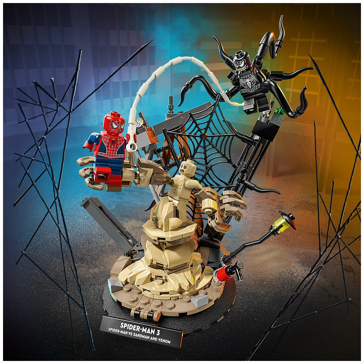 Lego Marvel Spider-Man Vs Sandman Epic Battle 201-Piece Set (9+) 76334