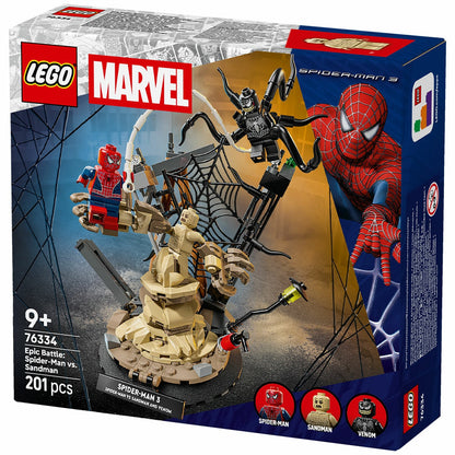 Lego Marvel Spider-Man Vs Sandman Epic Battle 201-Piece Set (9+) 76334
