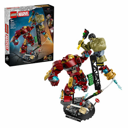 Lego Marvel Hulkbuster Vs the Hulk 413-Piece Epic Battle Set 76343