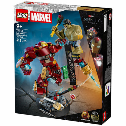 Lego Marvel Hulkbuster Vs the Hulk 413-Piece Epic Battle Set 76343