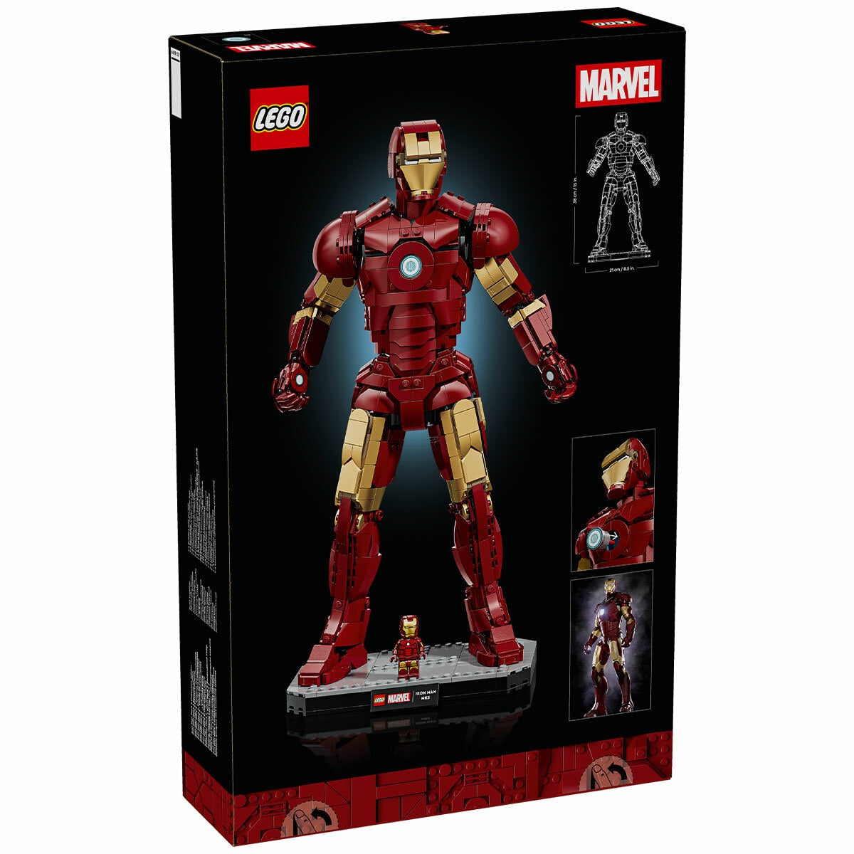 Lego Marvel Iron Man Mark 3 Collectible 1297-Piece Adult 76344