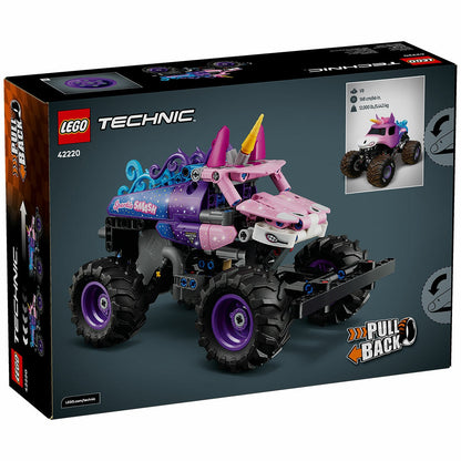 LEGO Technic Monster Jam Sparkle Smash Pull-Back 42220 Unicorn Truck 243pc