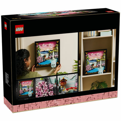 Lego Art Japanese Cherry Blossom Landscape Framed 1892pc 31218