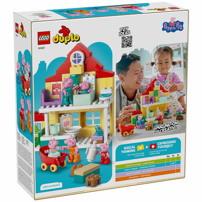 Lego Duplo Peppa Pig Family House Ages 2+ Learning Toy, 10467 84 Pieces