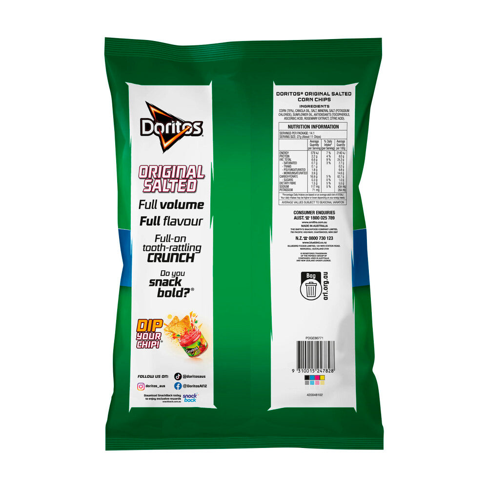 Doritos Original Corn Chips - 380g