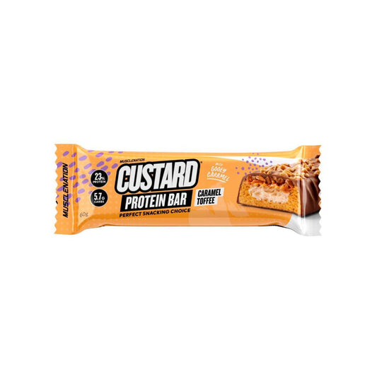 Muse Nation Protein Custard Bar Caramel Toffee - 60g