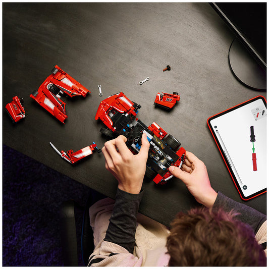 LEGO Technic Ferrari FXX K 42212 V12 Engine Model Car 897-Piece