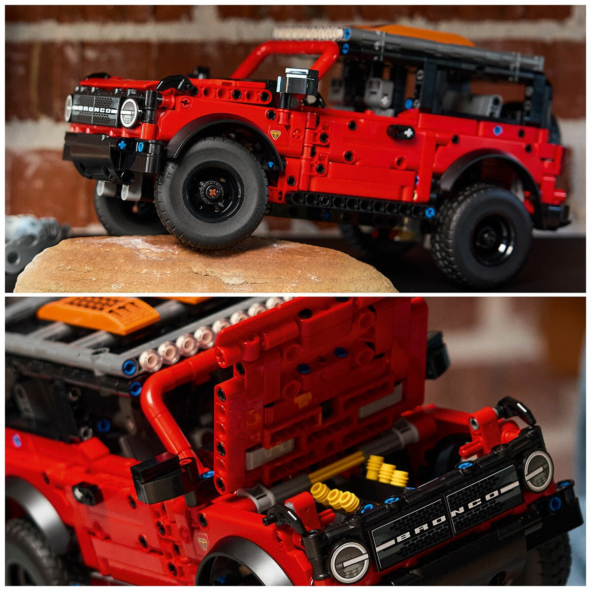 Lego Technic Ford Bronco Suv Red Black 943-Piece Model 42213