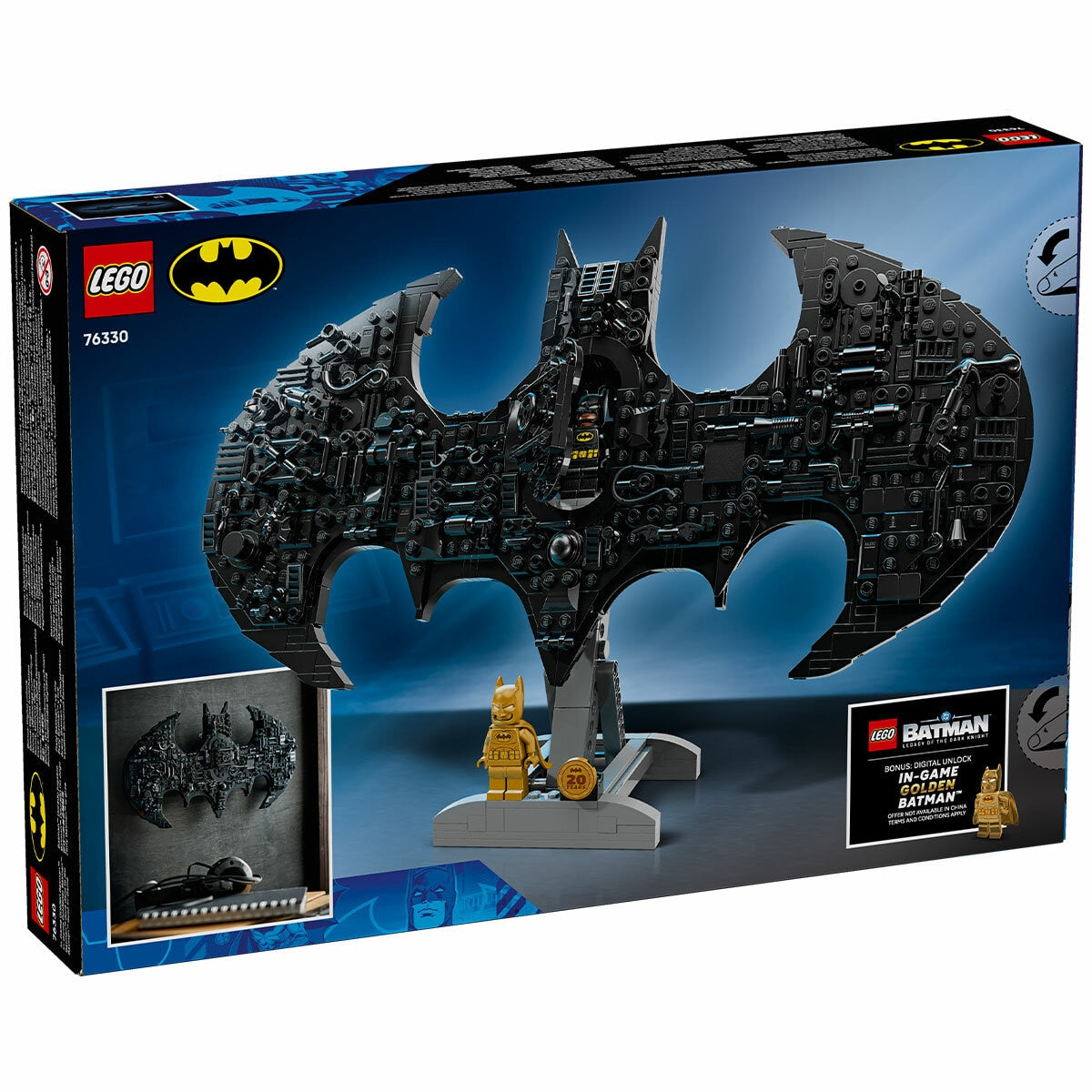 LEGO Super Heroes Batman Logo 76330 678 Pieces Collectible Set