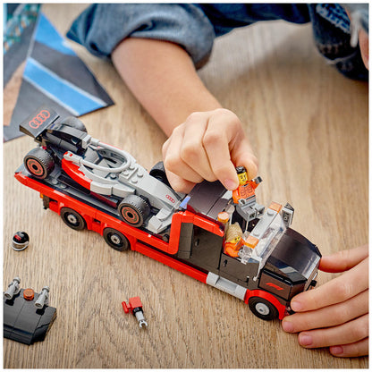 Lego City F1 Display Truck with Audi F1 Race Car 7+ (508 Pcs) 60493
