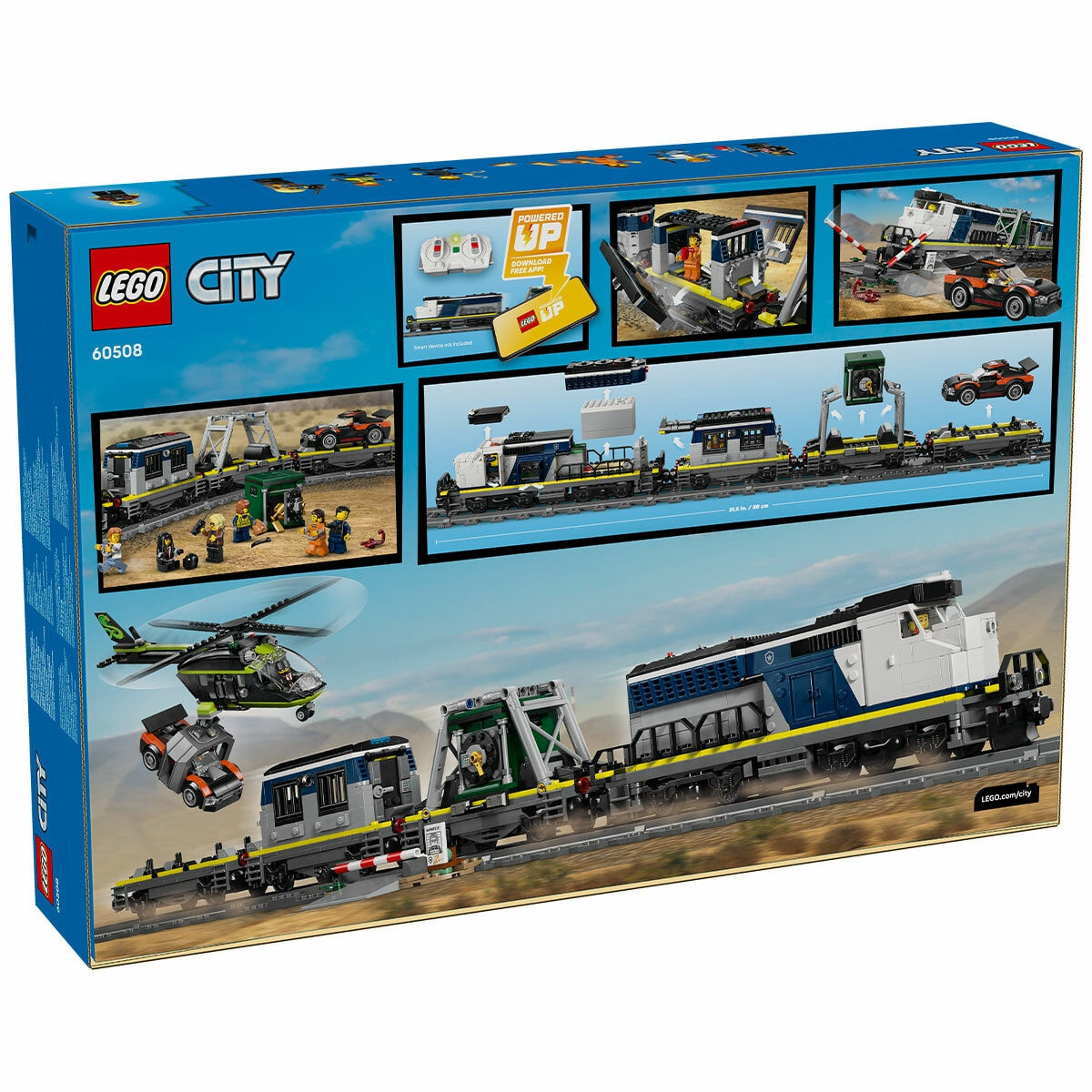 Lego City Police Train Heist Powered Up Electric Train Set 60508