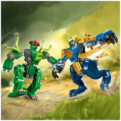 LEGO NINJAGO Jay’s Dragon Mech Fight 71853 107-Piece Buildable Set