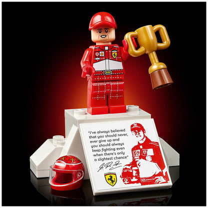 Lego Icons Ferrari F2004 & Michael Schumacher Display 11375 735 Pieces