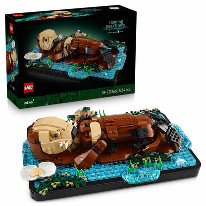 Lego Ideas Floating Sea Otters Building Set 21366 1234 Pieces