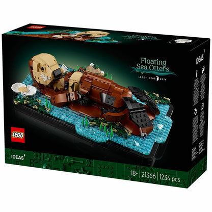 Lego Ideas Floating Sea Otters Building Set 21366 1234 Pieces