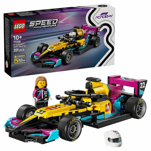 LEGO Speed Champions F1 ACADEMY Race Car 77258 201-Piece Set