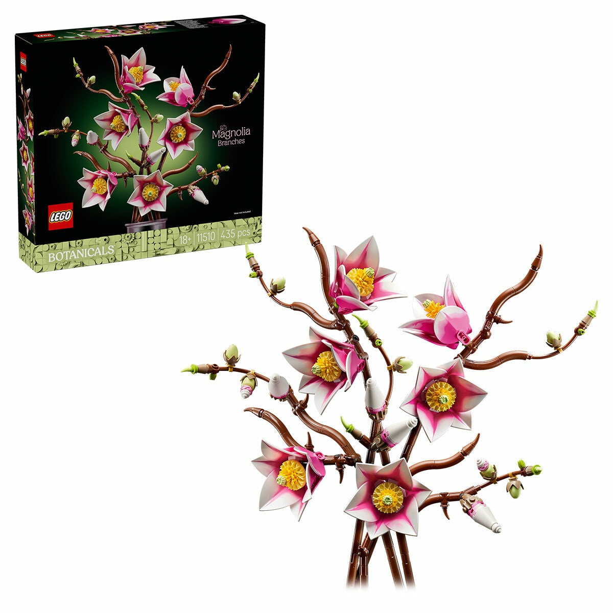 Lego Botanicals Magnolia Branches 435-Piece Set for Adults 11510