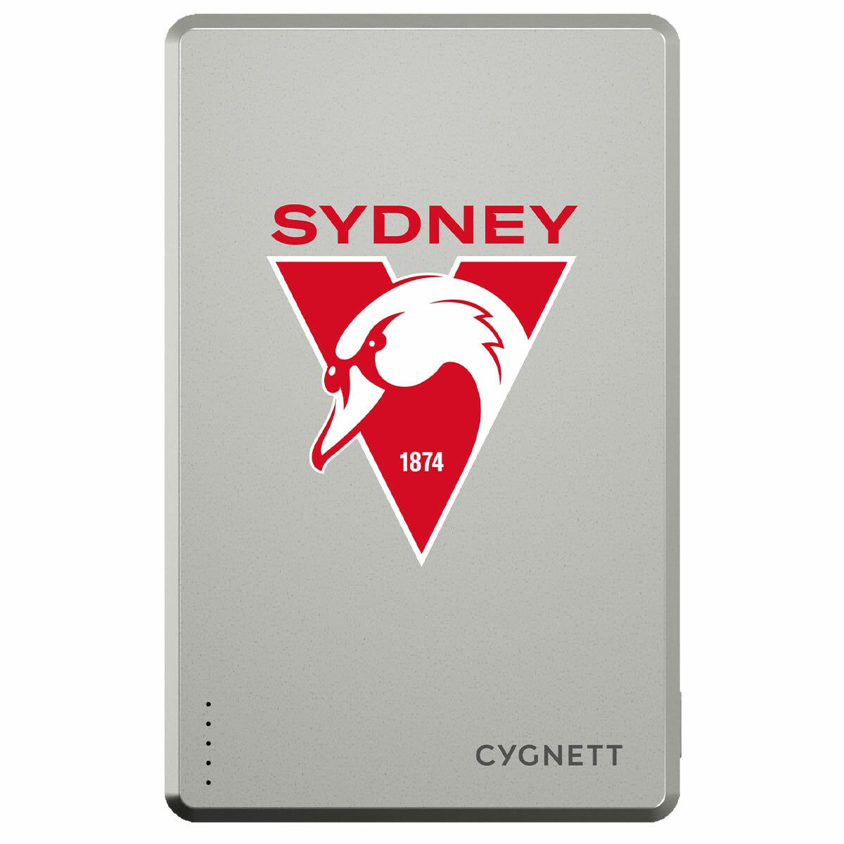 Cygnett 5K Slim Mag Power Bank Sydney Swans CY5374PBCHE 15W