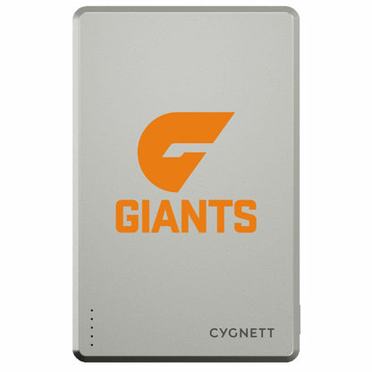 Cygnett 5K Slim Mag Power Bank 5K Compact Gws Giants CY5367PBCHE