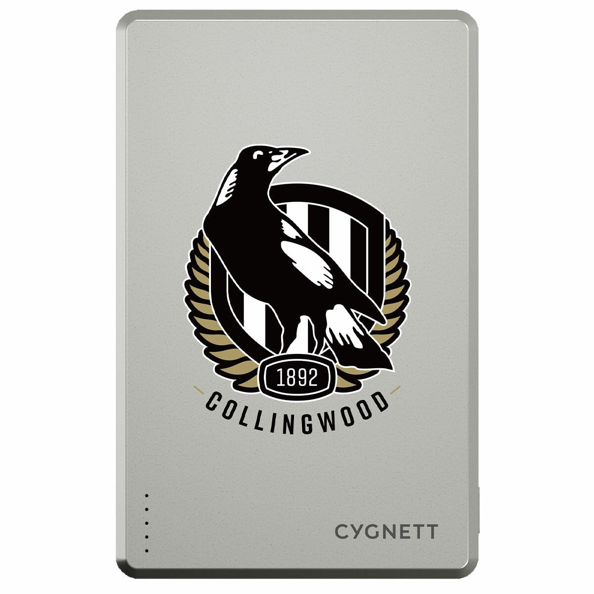Cygnett 5K Slim Mag Power Bank 15W Collingwood Magpies CY5362PBCHE