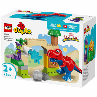 Lego Duplo Marvel Spidey-Rex Vs Green Goblin Dinosaur Action 10463