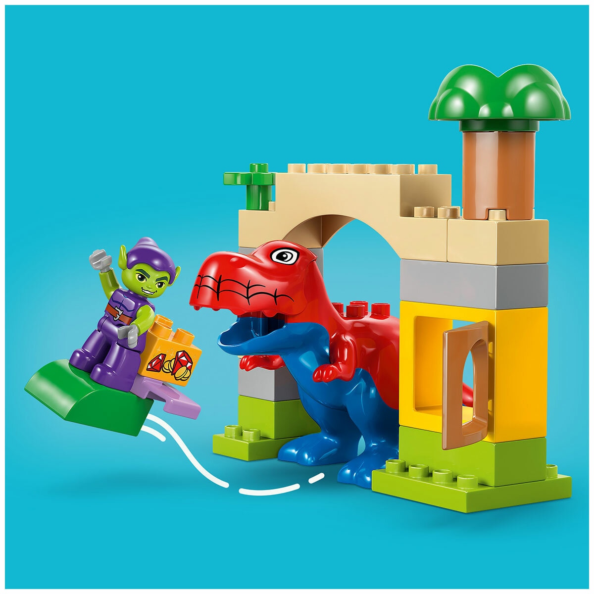 Lego Duplo Marvel Spidey-Rex Vs Green Goblin Dinosaur Action 10463