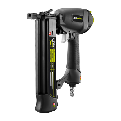 Ryobi Airwave 3 in 1 Air Brad Nailer and Stapler - 15-64mm