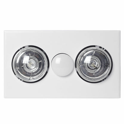 Martec Striker 2 Bathroom Heater/Exhaust Fan MBHS2LW Tri-Colour LED