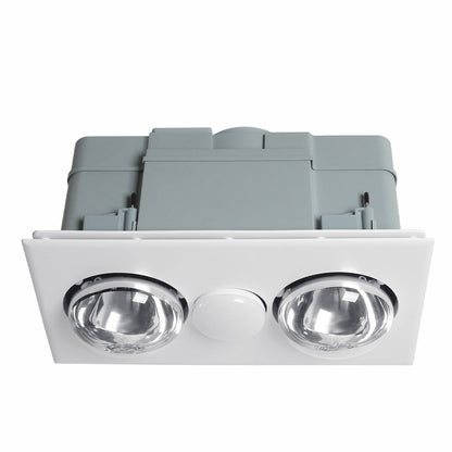 Martec Striker 2 Bathroom Heater/Exhaust Fan MBHS2LW Tri-Colour LED