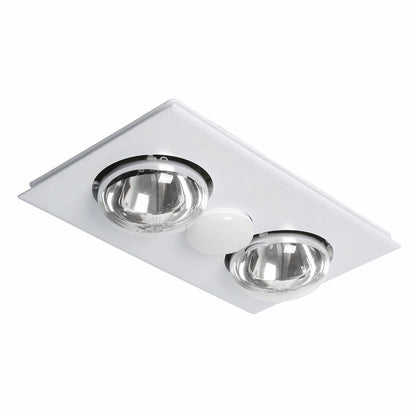 Martec Striker 2 Bathroom Heater/Exhaust Fan MBHS2LW Tri-Colour LED