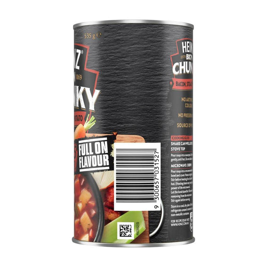 Heinz Big'n Chunky Soup Bacon Steak & Potato - 535g