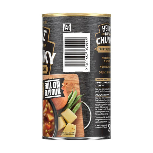 Heinz Big'n Chunky Peppered Steak Soup - 535g