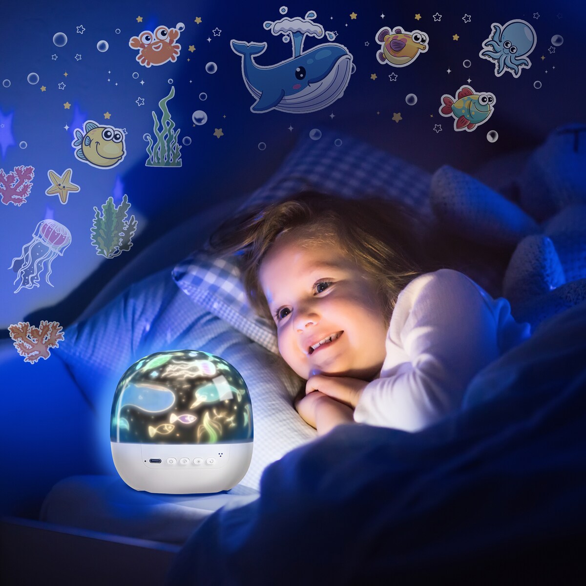 Mirabella Rotating Projector & Night Light each