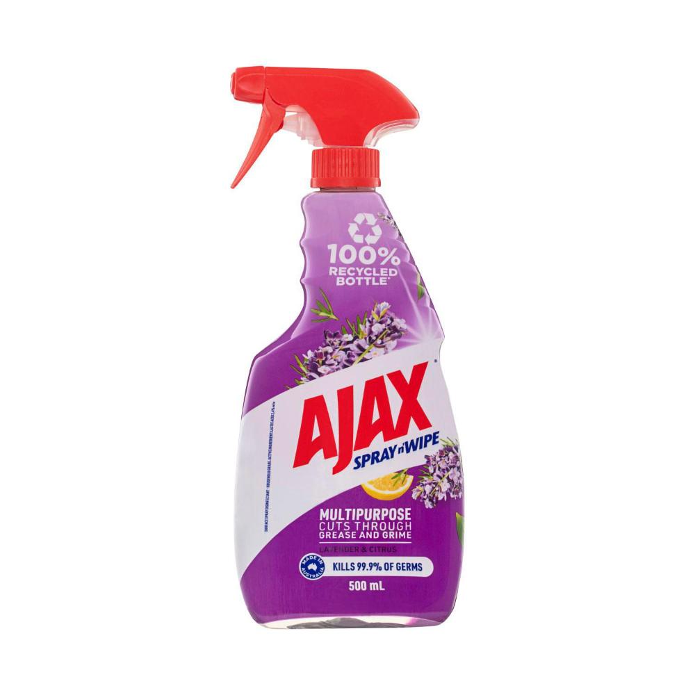 Ajax Spray N Wipe Lavender & Citrus Multi Purpose Cleaner Trigger Pack - 500mL