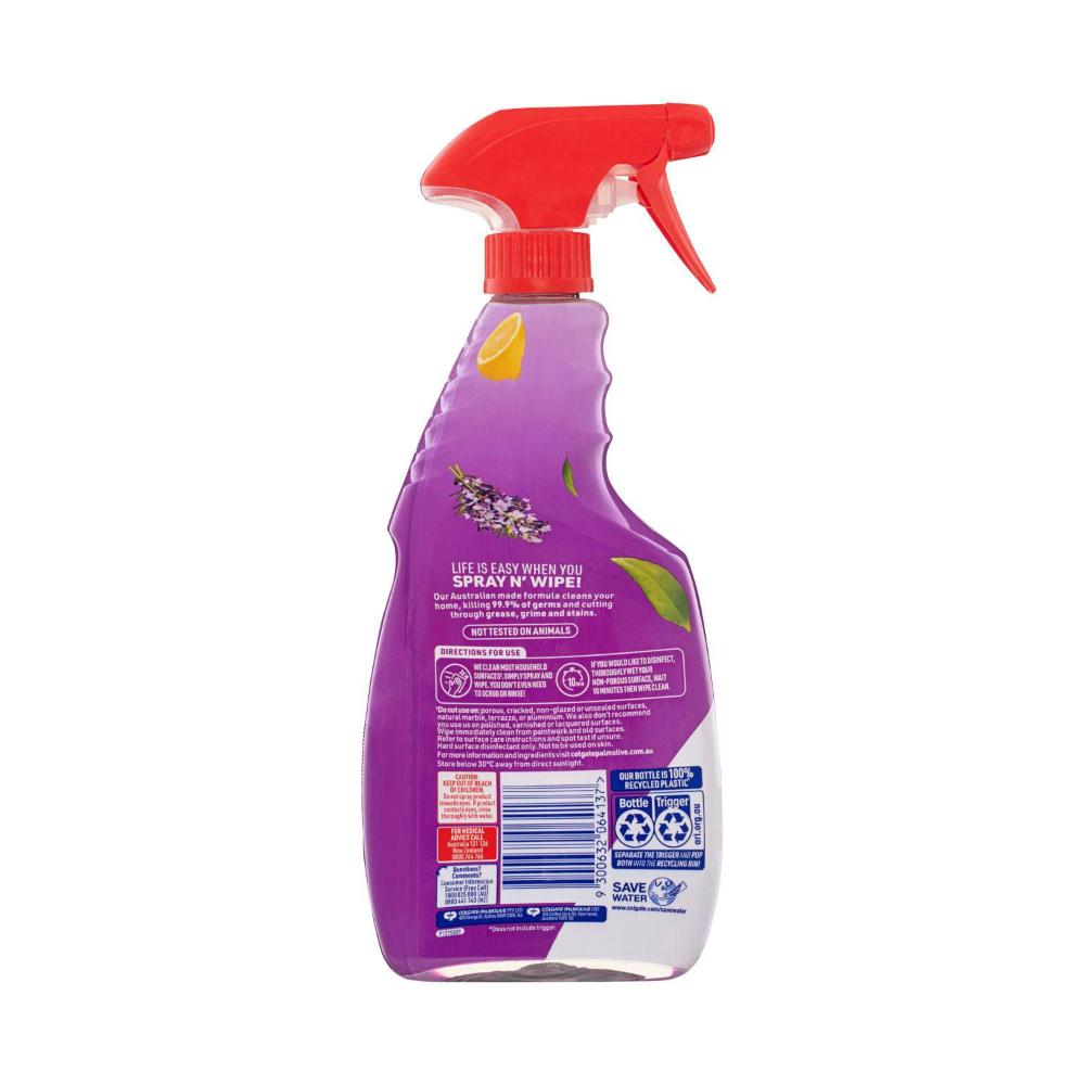 Ajax Spray N Wipe Lavender & Citrus Multi Purpose Cleaner Trigger Pack - 500mL