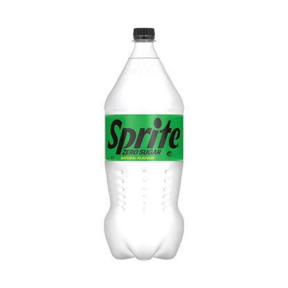 Sprite Zero Sugar Lemonade Soft Drink Bottle - 2L