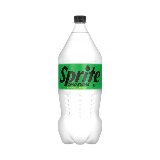 Sprite Zero Sugar Lemonade Soft Drink Bottle - 2L