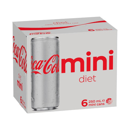 Coca-Cola Diet Soft Drink 6x250ml