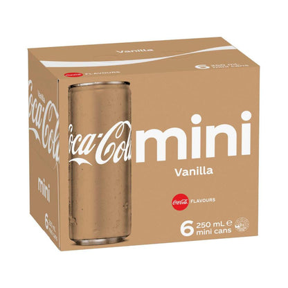 Coca-Cola Vanilla Soft Drink 6x250ml