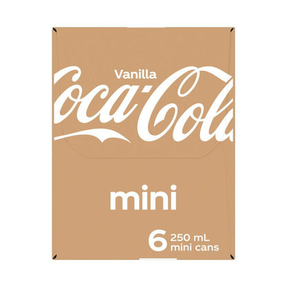Coca-Cola Vanilla Soft Drink 6x250ml