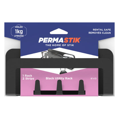 Permastik Black Utility Rack - Holds 1kg