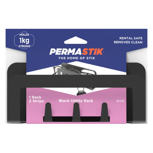 Permastik Black Utility Rack Holds 1kg