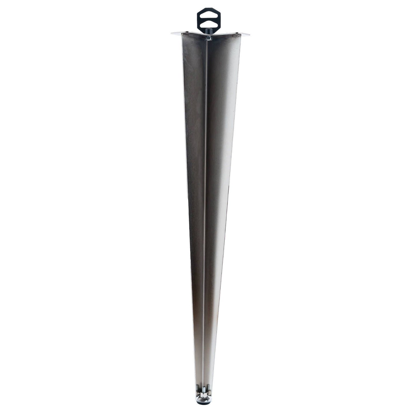 Taskmaster Corner Furniture Leg - 710mm - Satin Chrome
