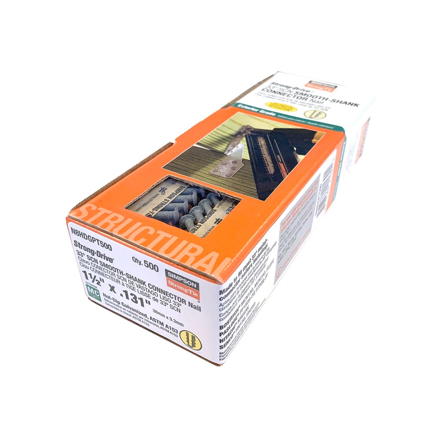 Simpson Strong Tie Collated Connector Nail - 3.32 x 38mm - 500 Pack