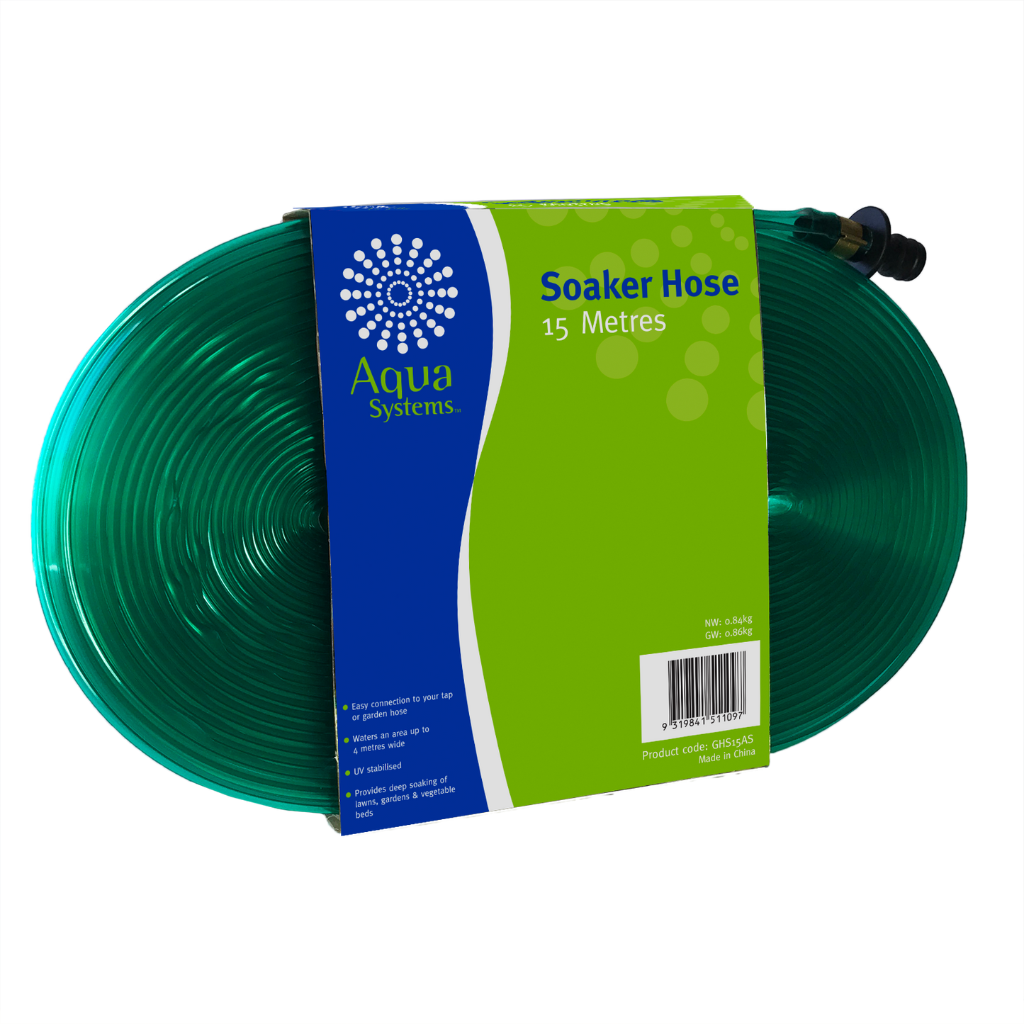 Aqua Systems Fitted Soaker Hose - 15m