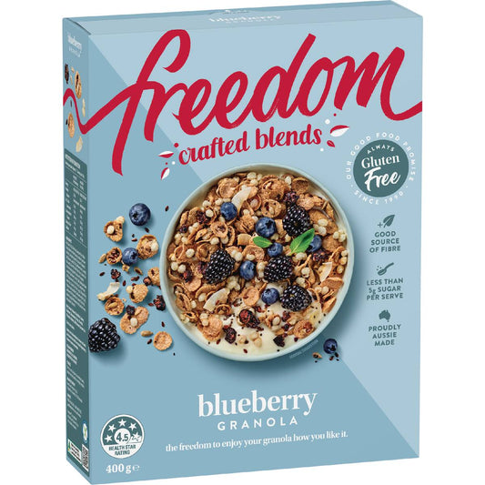Freedom Crafted Blends Blueberry Granola 400g